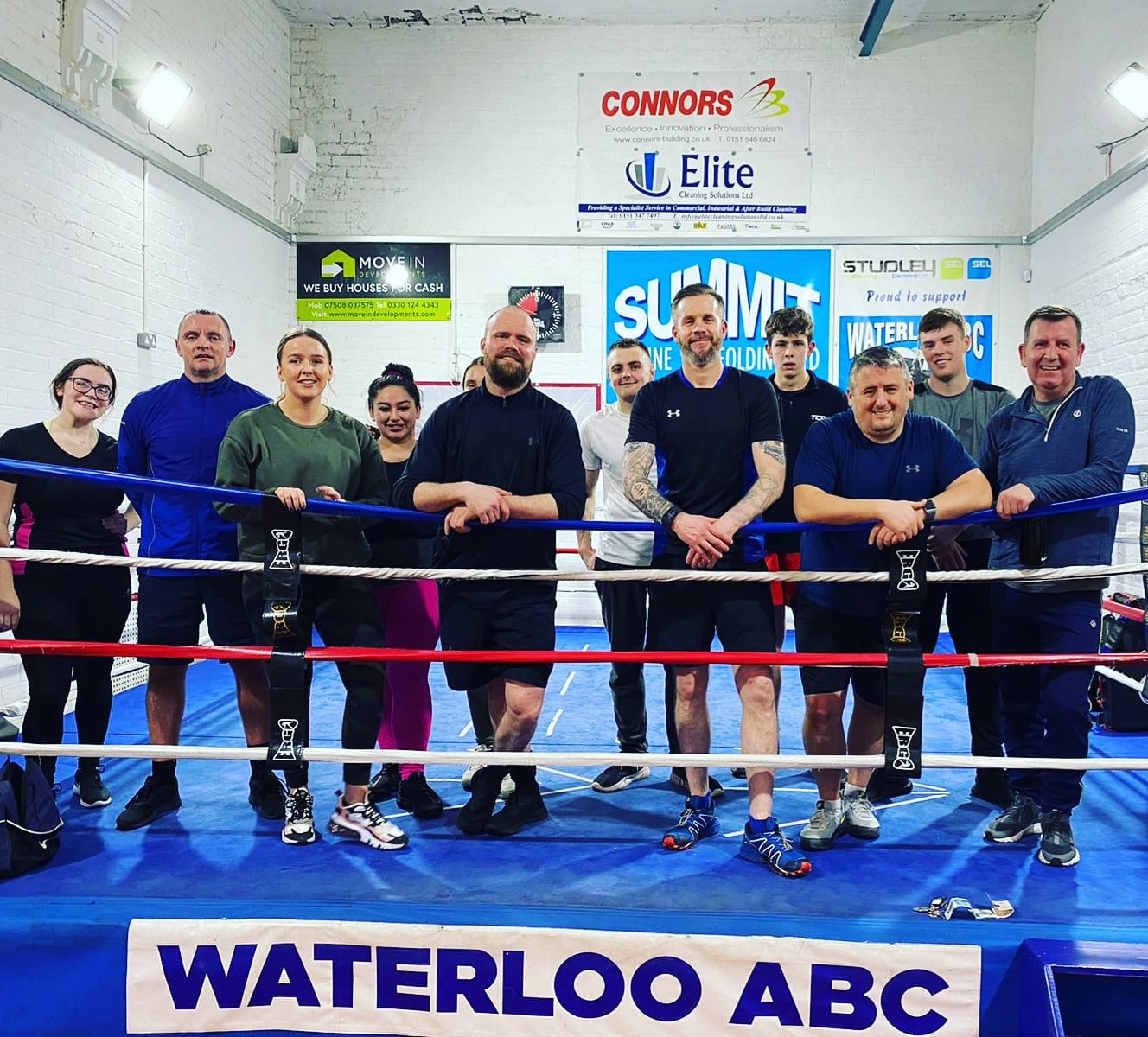 Mixed boxing, circuits and fitness class at Waterloo ABC